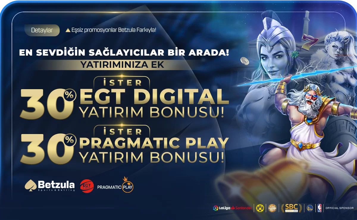 %30 EGT DIGITAL &PRAGMATIC PLAY YATIRIM BONUSU!