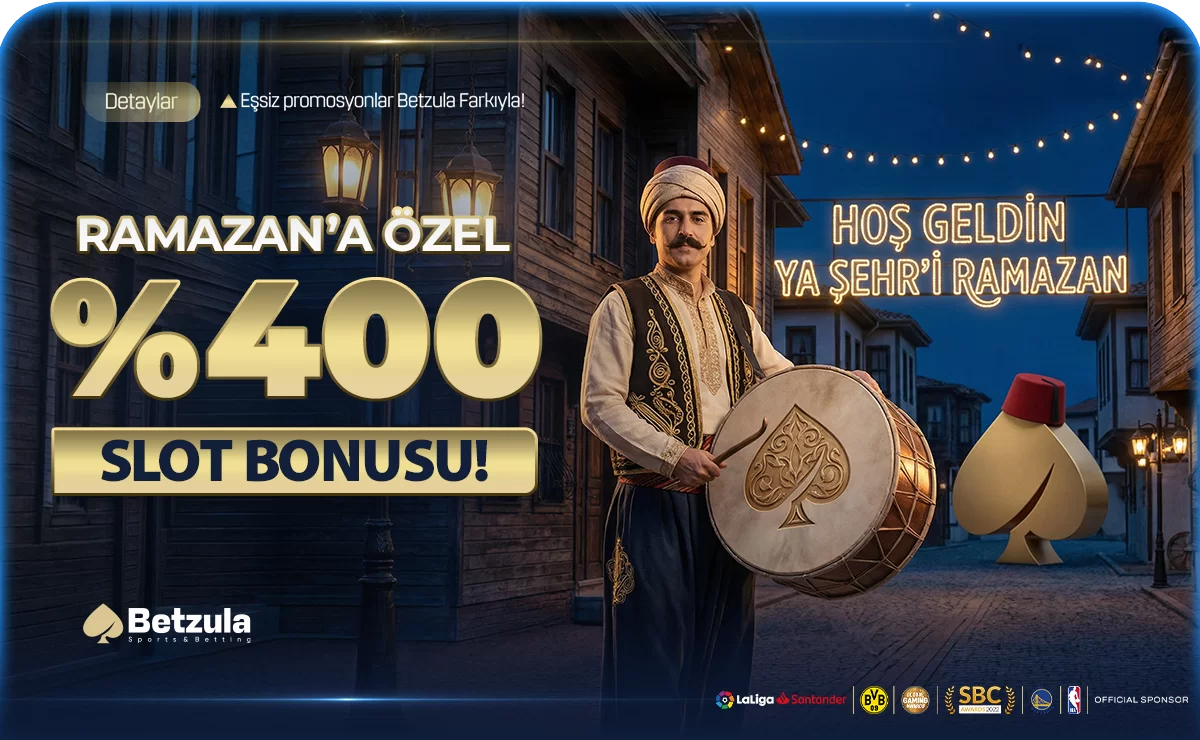 %400 Ramazana Özel Slot Bonusu